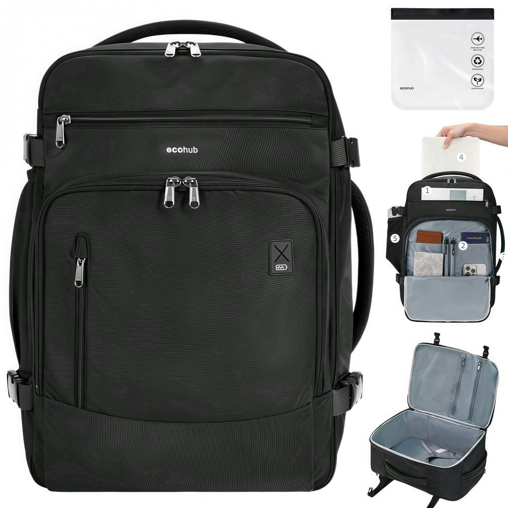 Wandf 30L 18-Inch Carry-On Travel Backpack: $28.78