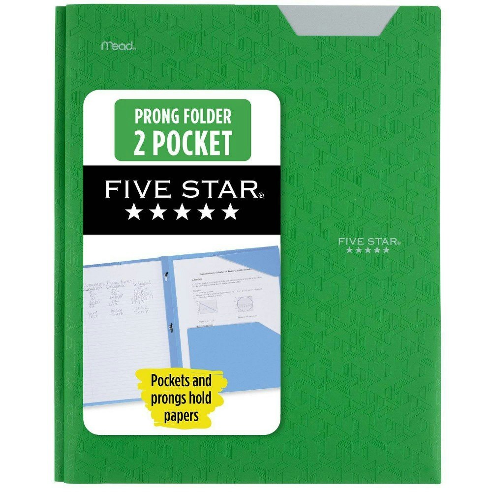 Five Star Pocket and Prong Poly Portfolio: $2.29 Five Star Pocket and Prong Poly Portfolio: $2.29