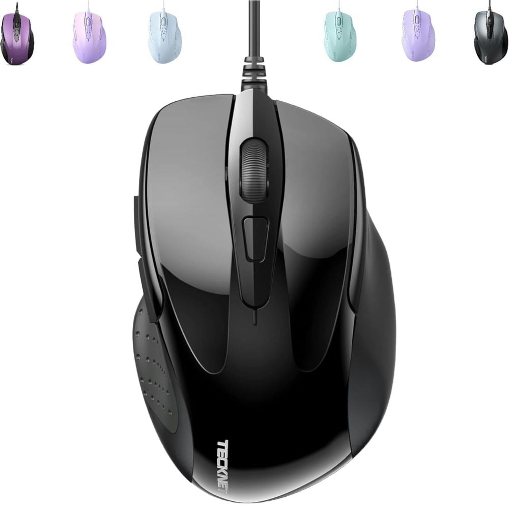 TeckNet Basics 6-Button Wired Optical Mouse: $10.09 TeckNet Basics 6-Button Wired Optical Mouse: $10.09