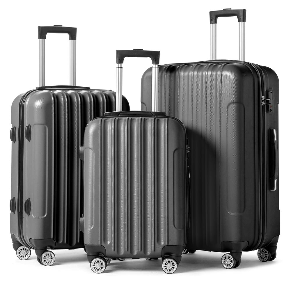 Zimtown 3-Piece Nested Spinner Luggage Set: $79.99