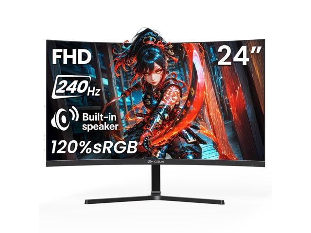 24" 1080p 240Hz FreeSync Curved Monitor: $149.99
