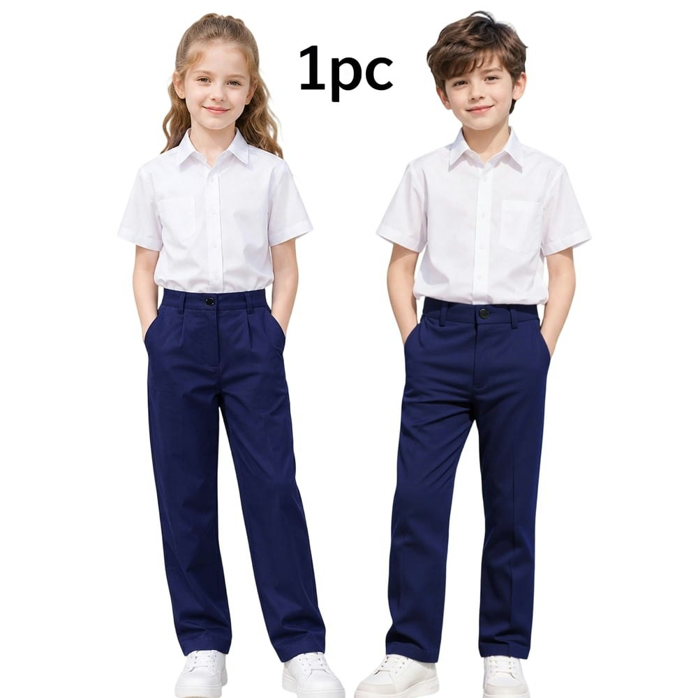 Hileelang Kids' Straight Leg Chino Uniform Pants: $14.99 Hileelang Kids' Straight Leg Chino Uniform Pants: $14.99