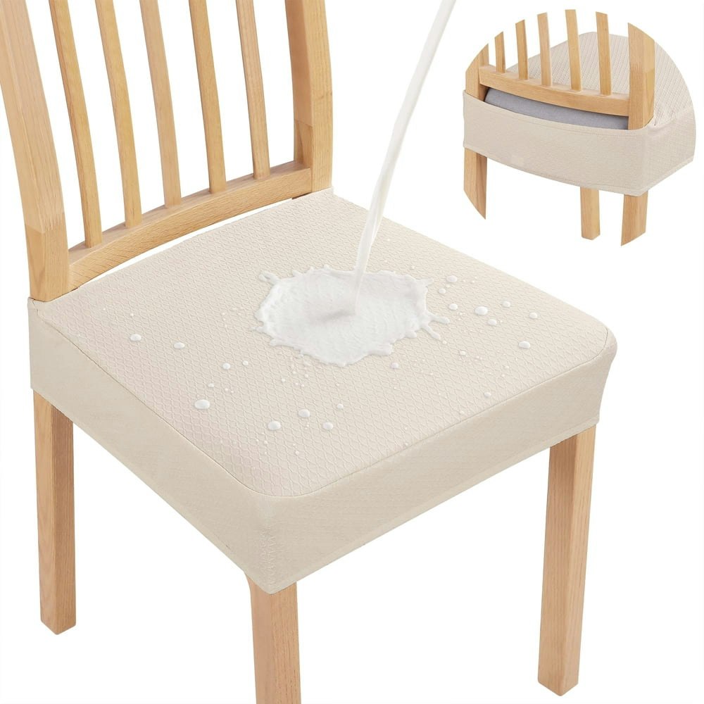 Smiry Waterproof Stretch Jacquard Dining Chair Seat Covers 2-Pack: $15.82 Smiry Waterproof Stretch Jacquard Dining Chair Seat Covers 2-Pack: $15.82