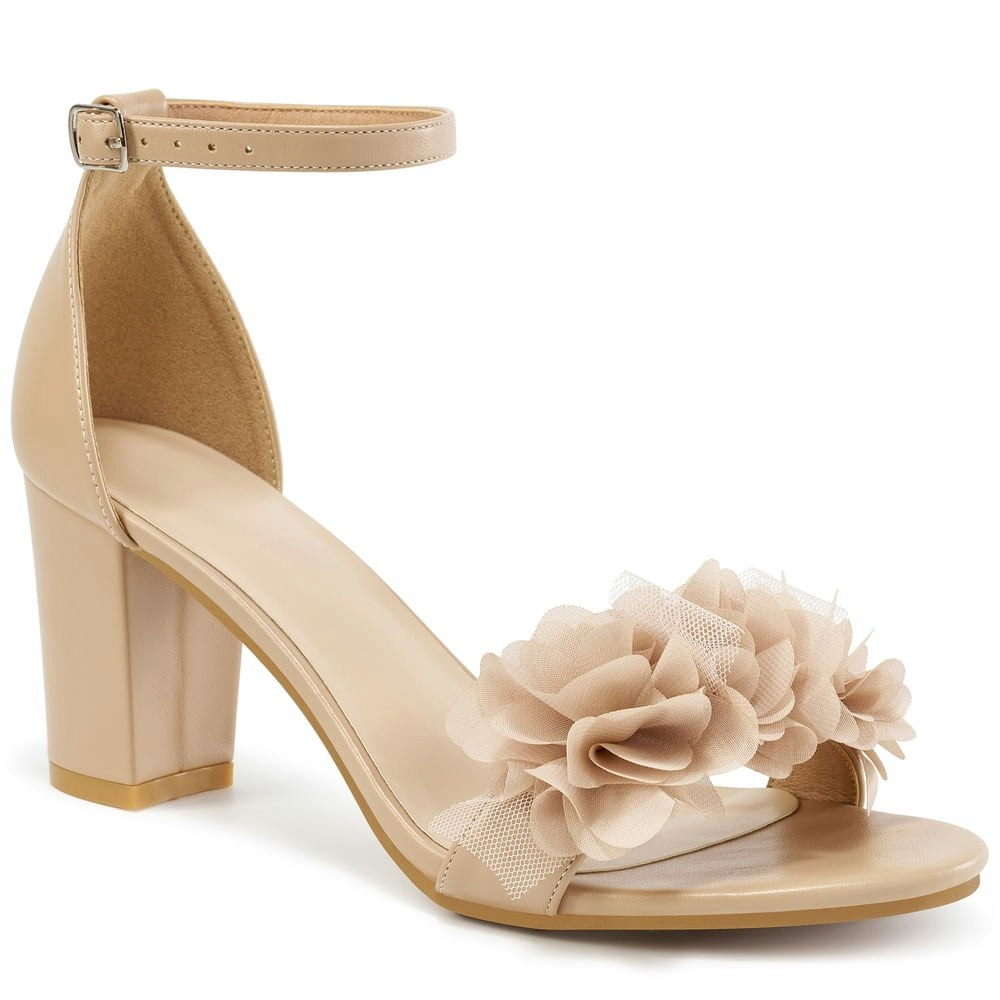 Ecetana Women's Ankle Strap Chunky Heel Sandals: $18.97 Ecetana Women's Ankle Strap Chunky Heel Sandals: $18.97