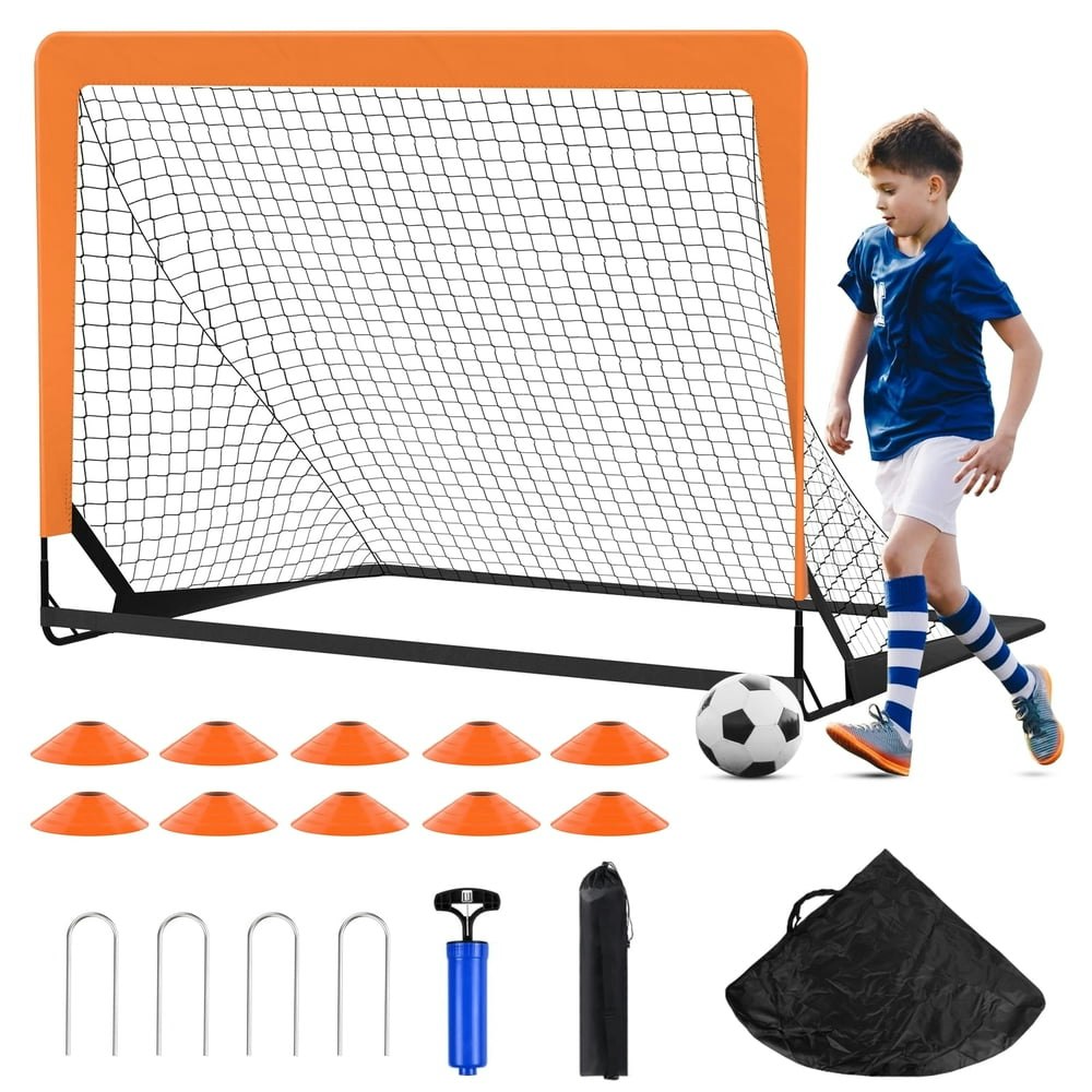 4x3-Foot Portable Soccer Goal Set: $26.99