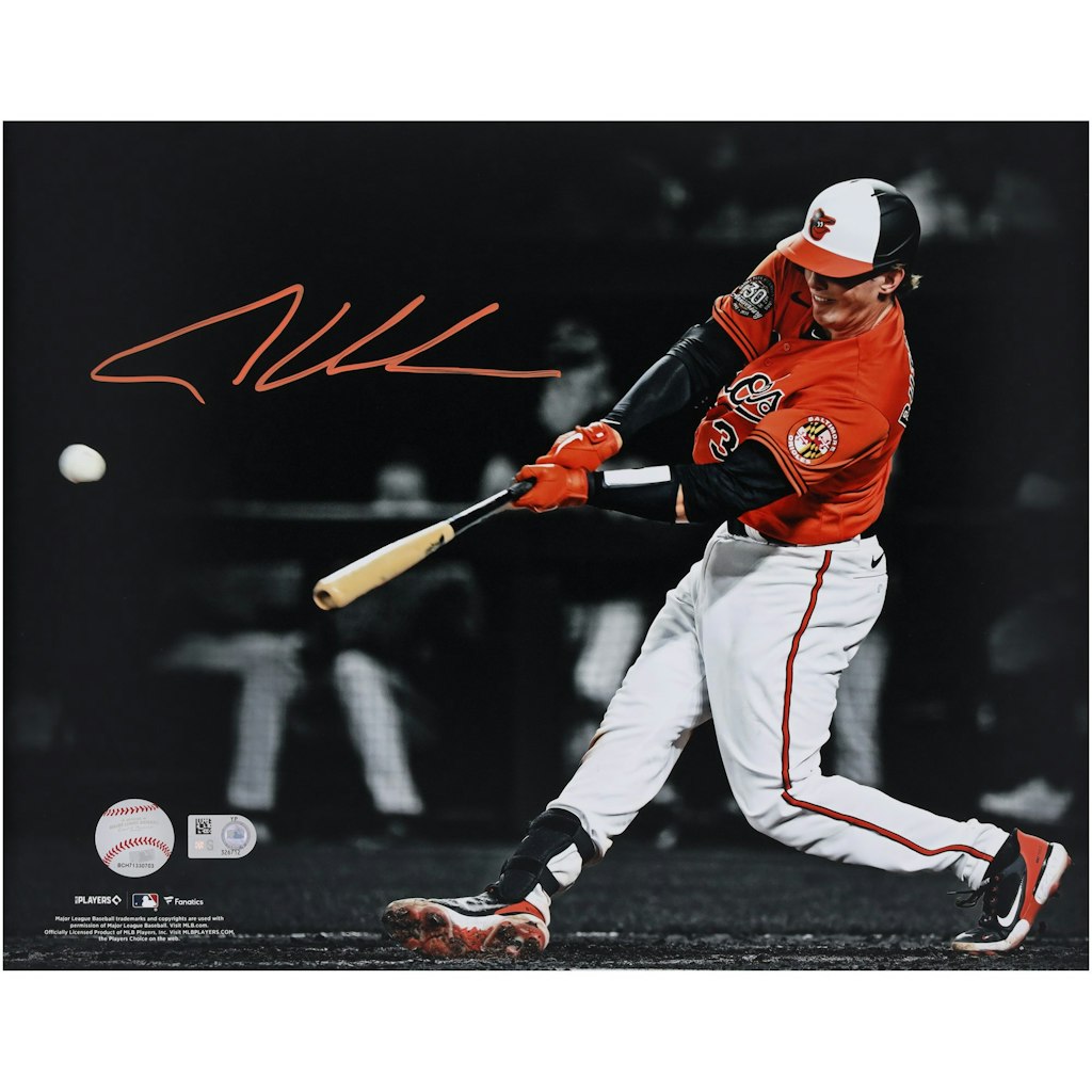 Adley Rutschman Autographed 11" x 14" Photograph: $199.99