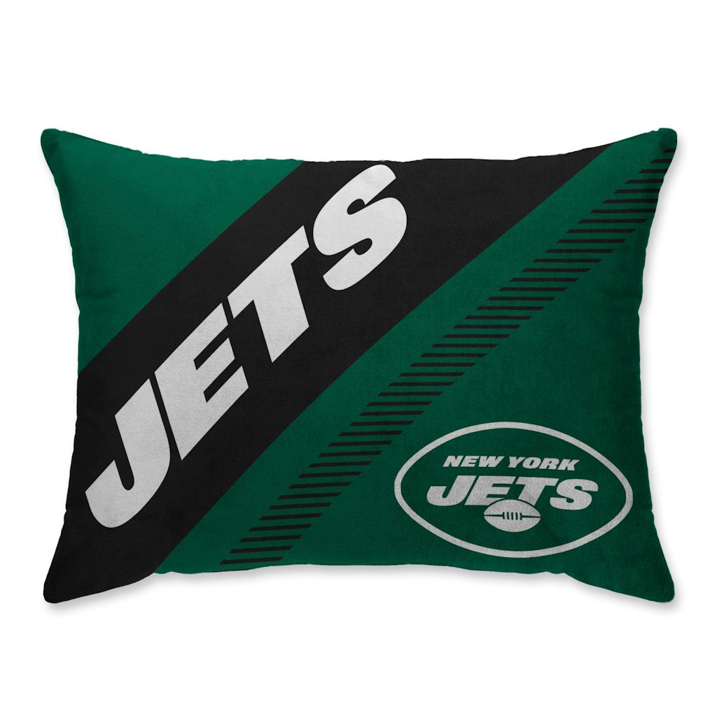 New York Jets Super Plush Mink Bed Pillow: $34.99