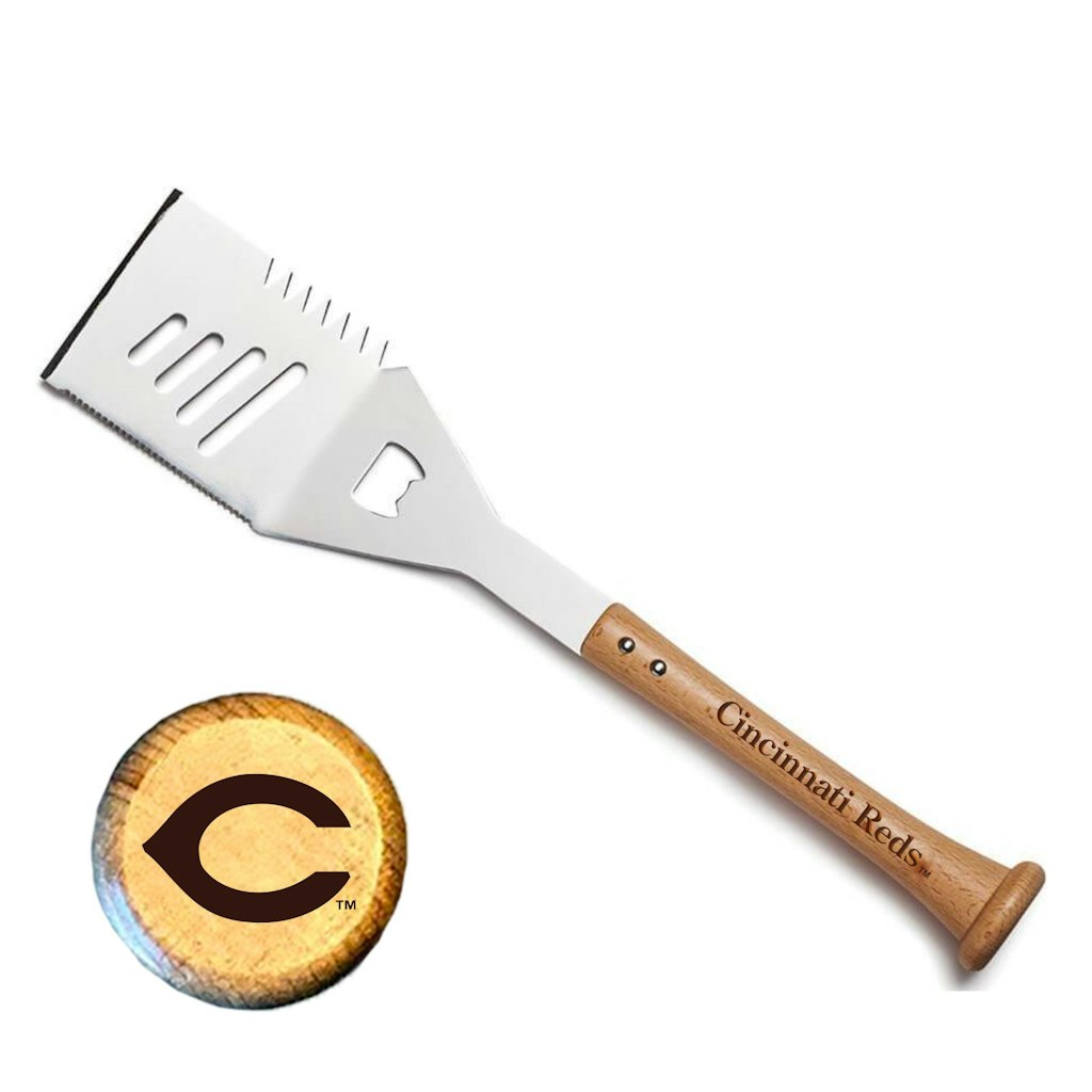 Cincinnati Reds Baseball BBQ Slider Spatula: $49.99