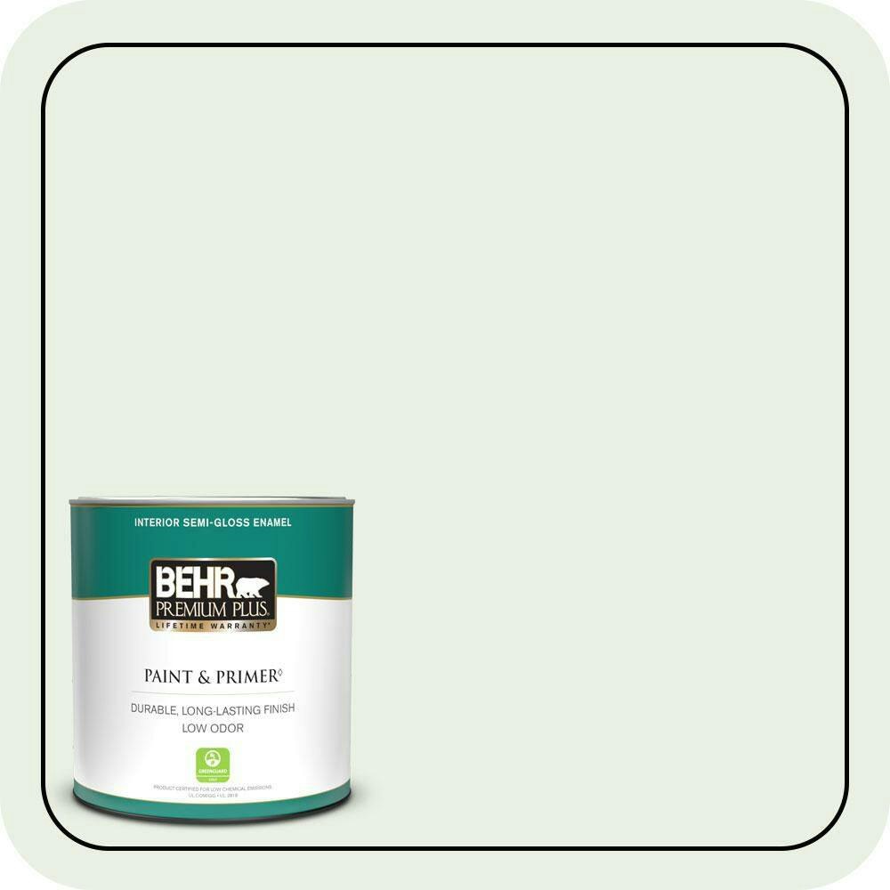 Behr Semi-Gloss Interior Paint and Primer 1-Quart: $20.48 Behr Semi-Gloss Interior Paint and Primer 1-Quart: $20.48