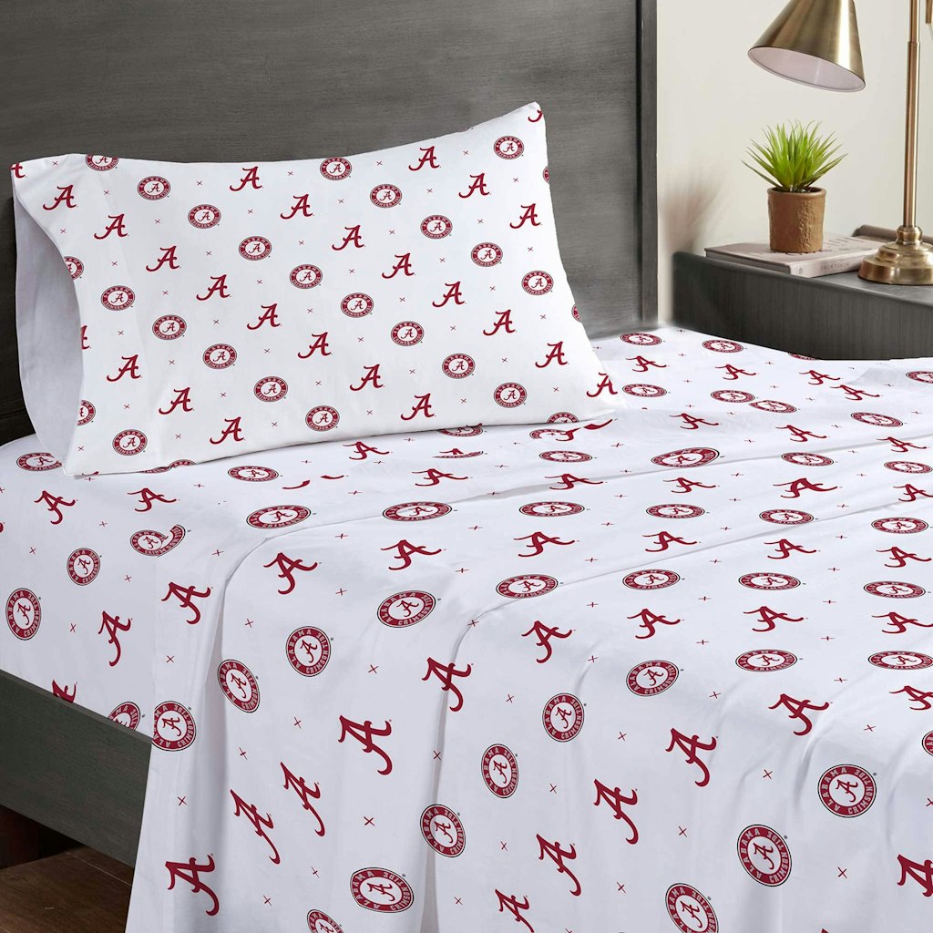 Pegasus Alabama Crimson Tide Twin Sheet Set: $44.99