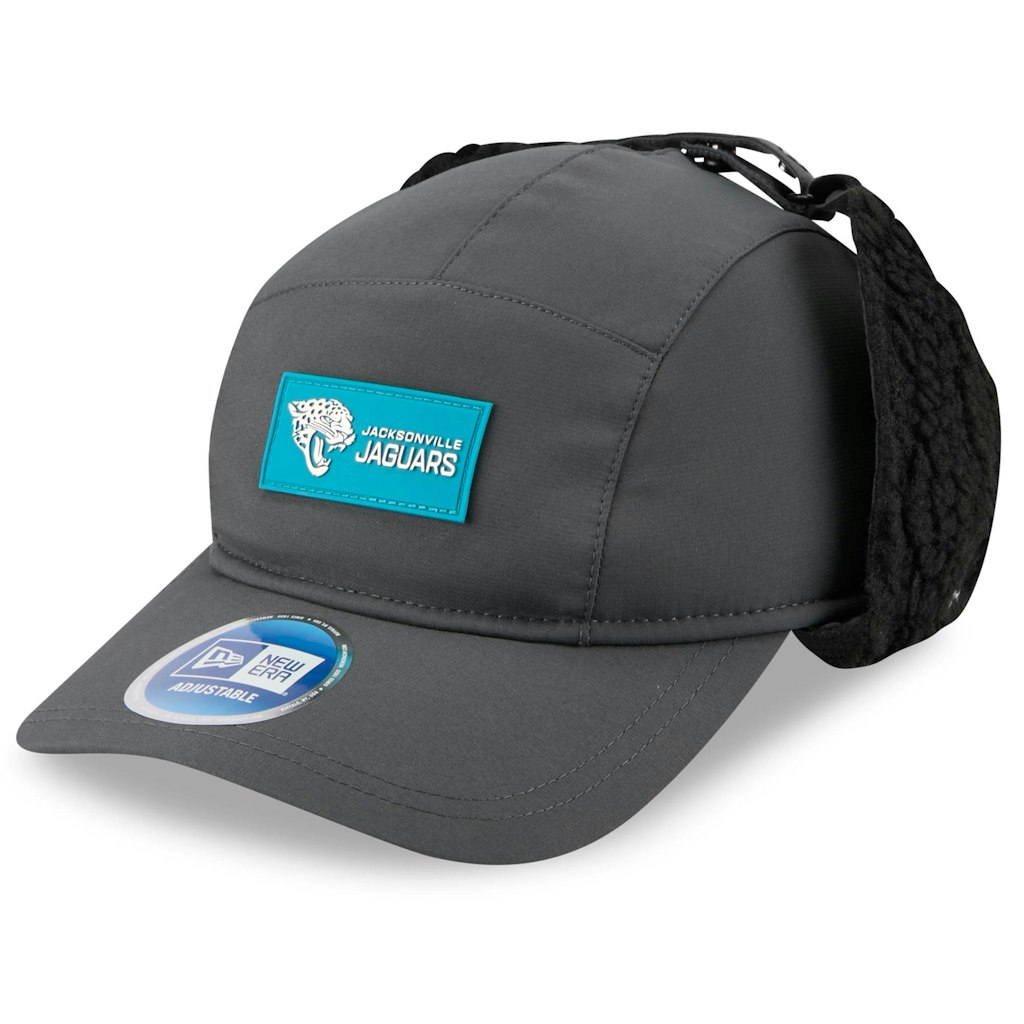 New Era Jacksonville Jaguars 2025 Sideline Cold Weather Dog Ear Hat: $69.99