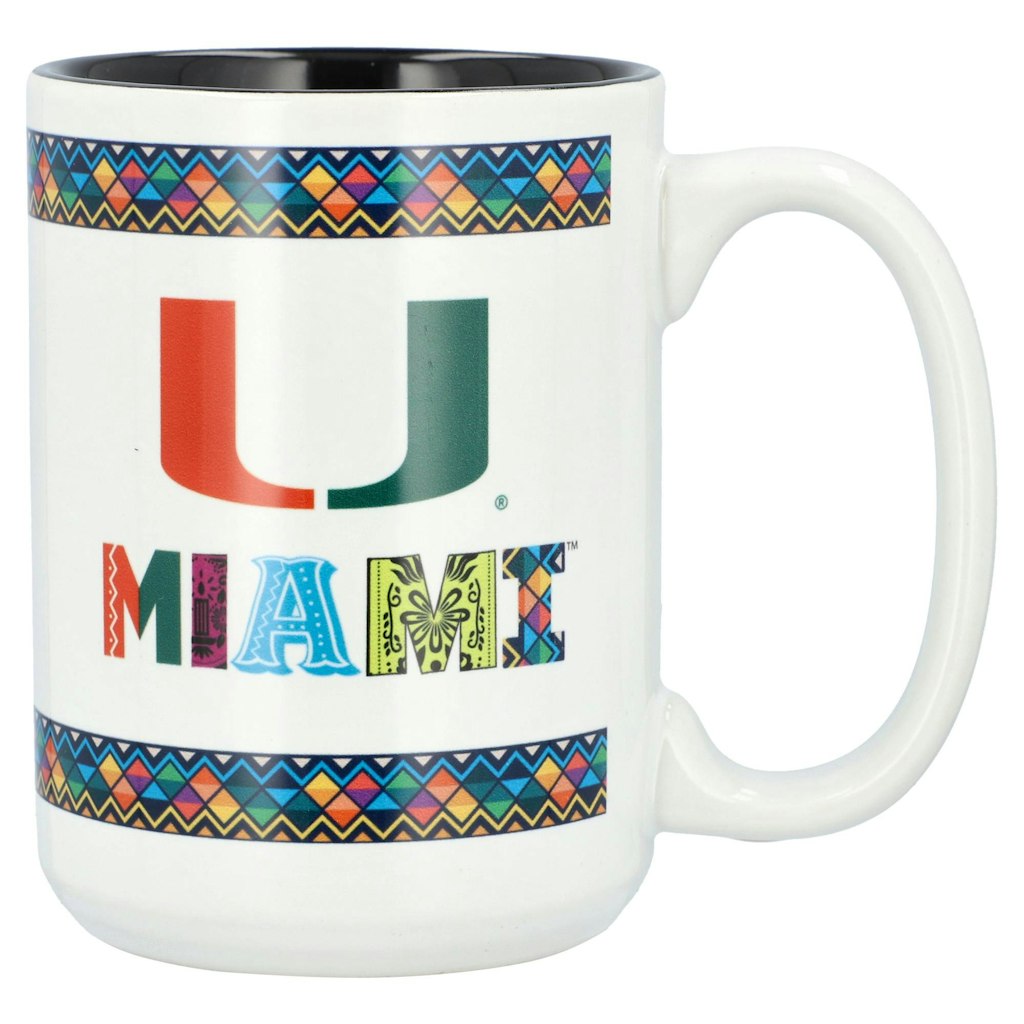 Miami Hurricanes 15oz Hispanic Heritage Mug: $19.99
