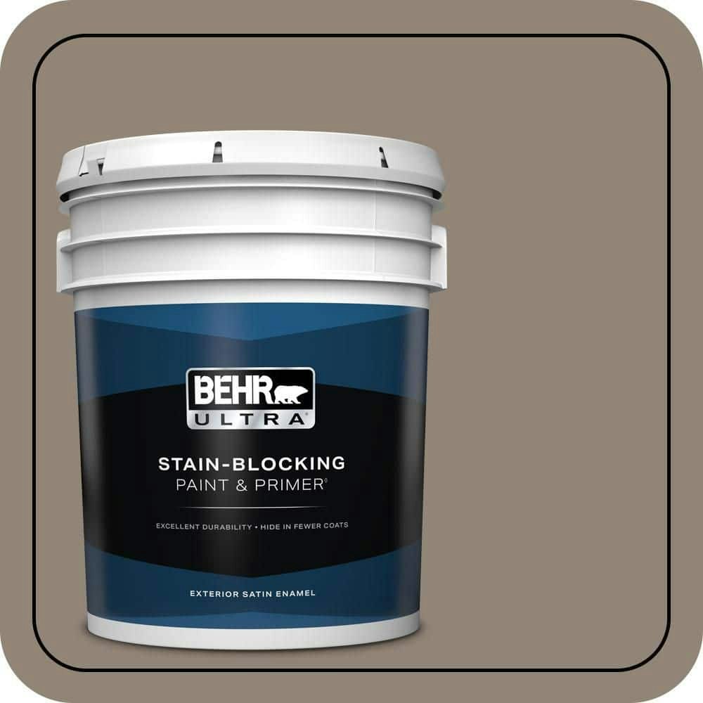 Behr Ottertail Satin Enamel Exterior Paint and Primer 5-Gallon: $283 Behr Ottertail Satin Enamel Exterior Paint and Primer 5-Gallon: $283