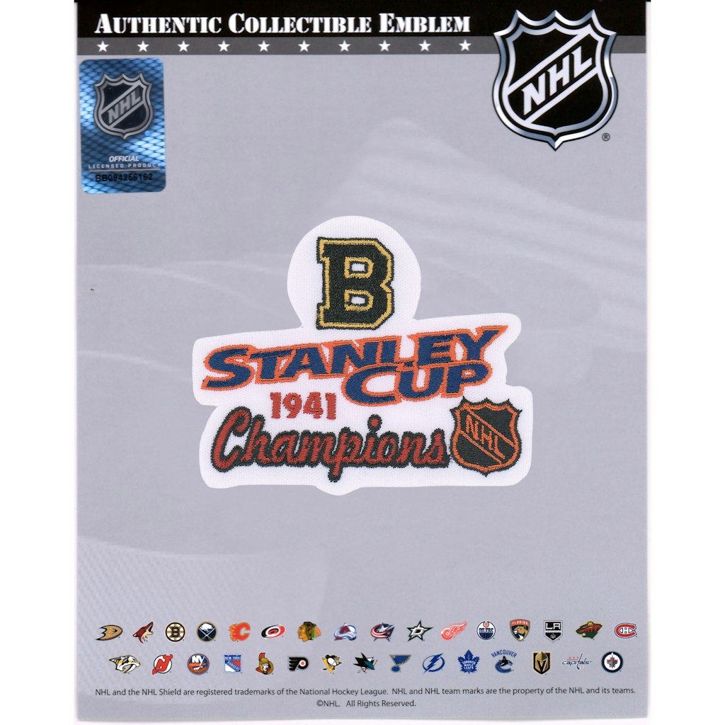 Boston Bruins 1941 Stanley Cup Champions Jersey Patch: $19.99