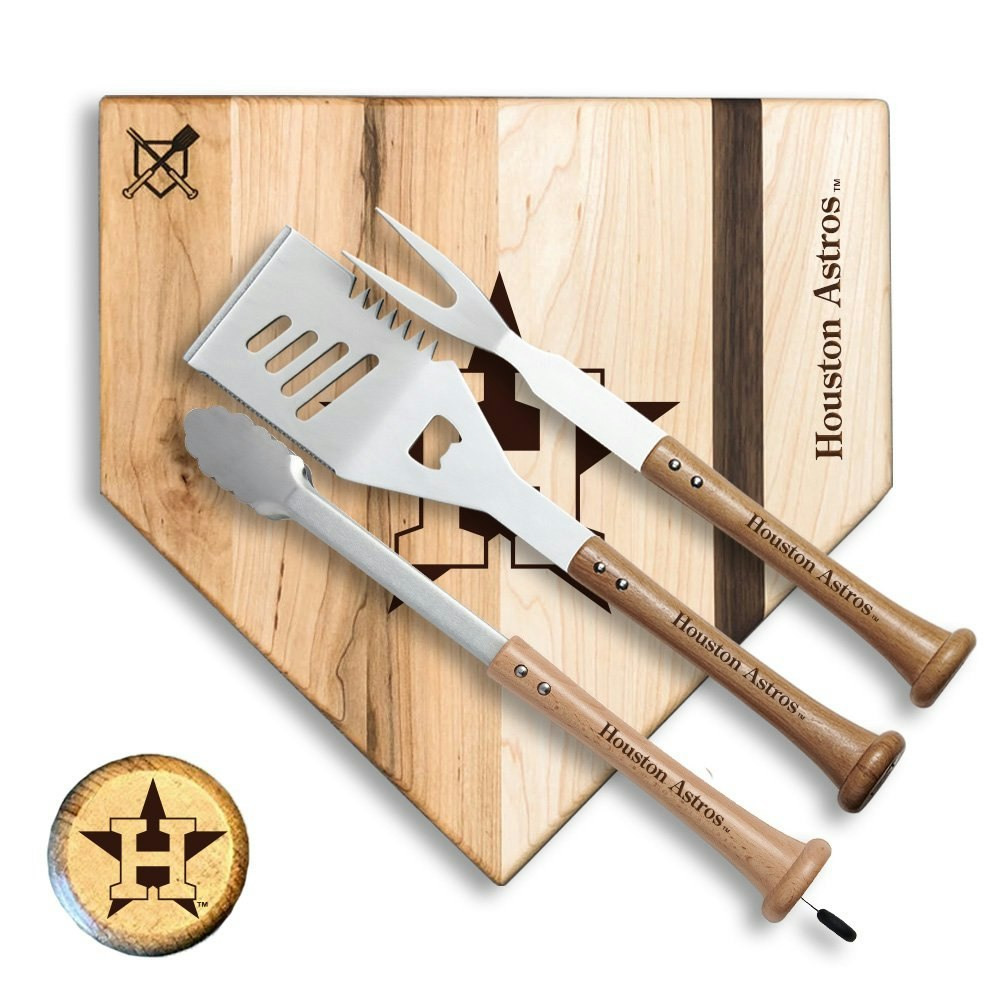 Baseball BBQ Houston Astros 17-Inch Slugger Combo Set: $189.99