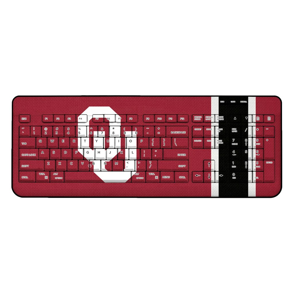 Oklahoma Sooners Wireless USB Keyboard: $89.99 Oklahoma Sooners Wireless USB Keyboard: $89.99