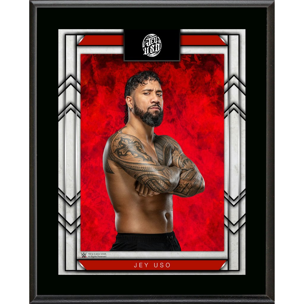 Jey Uso 10.5" x 13" Sublimated Plaque: $29.99
