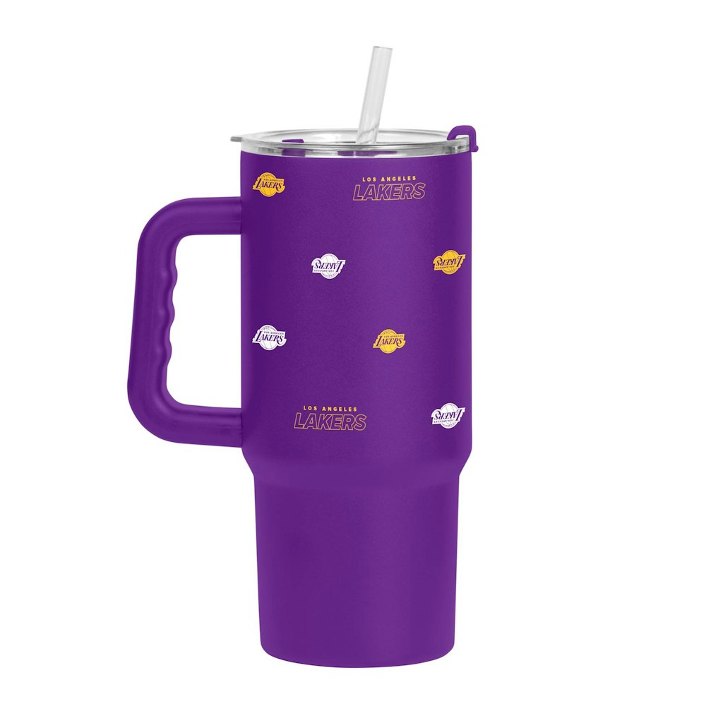 Los Angeles Lakers 24oz. Step and Repeat Powder Coat Tumbler: $39.99 Los Angeles Lakers 24oz. Step and Repeat Powder Coat Tumbler: $39.99