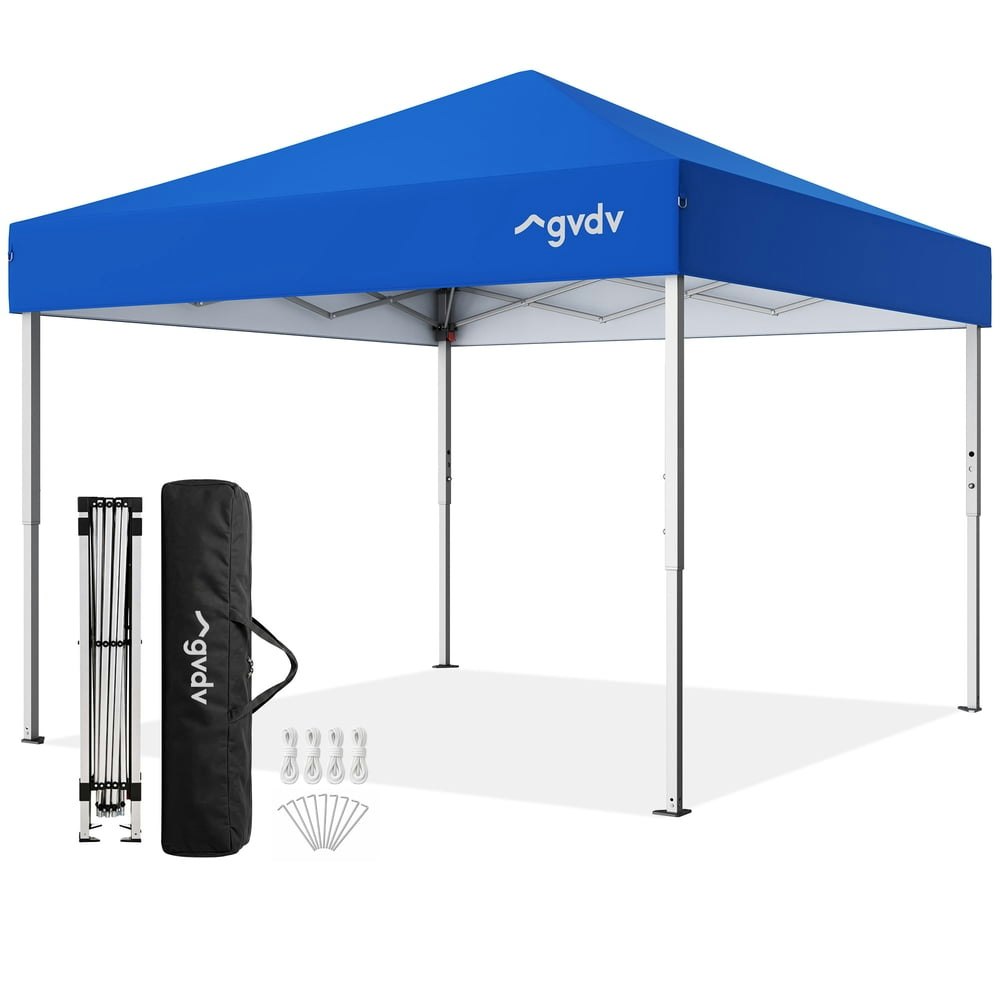 GVDV 10x10-Foot Pop-Up Canopy Tent: $79.29