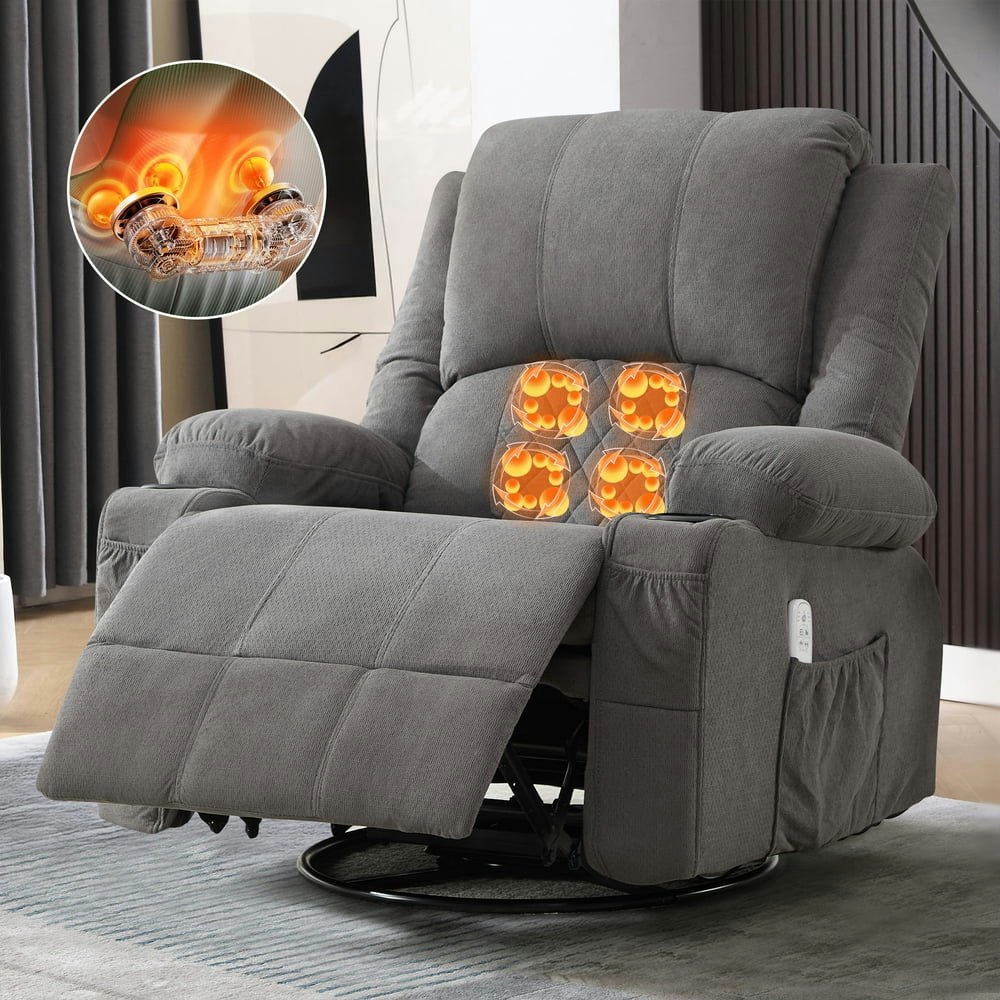 Jonpony Kneading Massage Rocker Recliner Chair: $209.99 Jonpony Kneading Massage Rocker Recliner Chair: $209.99