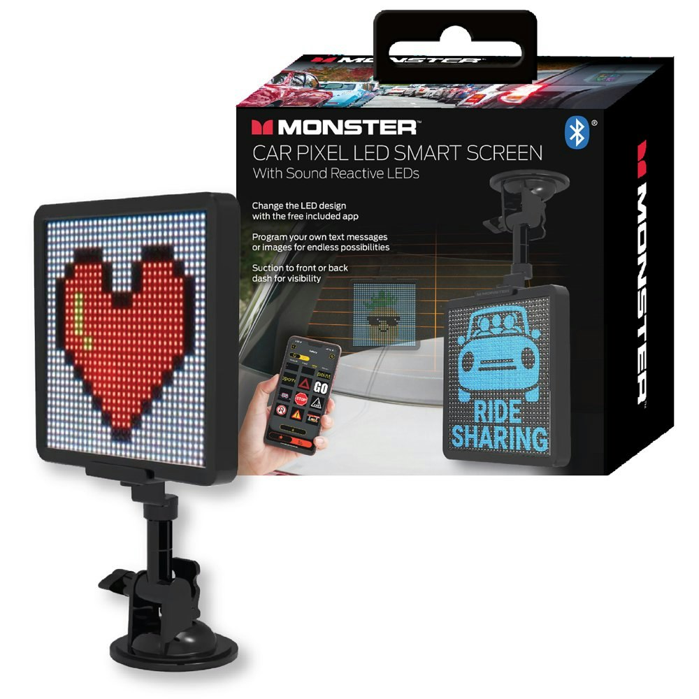 Monster Easy Install Smart Car LED Pixel Screen: $20.79 Monster Easy Install Smart Car LED Pixel Screen: $20.79
