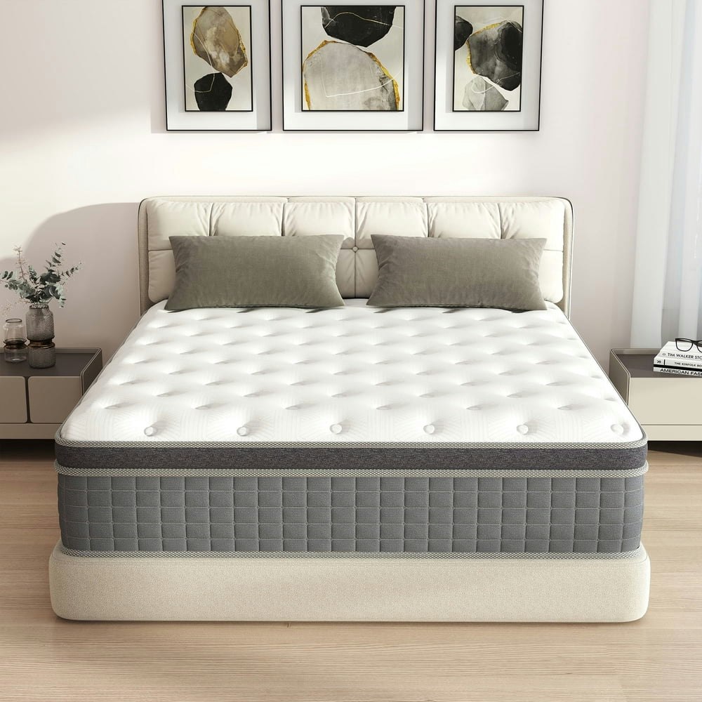 Mulinature 14-inch Twin Gel Memory Foam and Pocket Spring Hybrid Mattress: $136.80