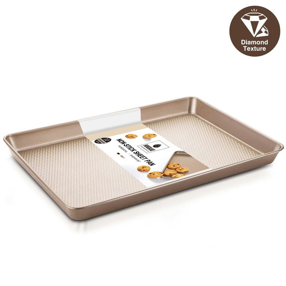 Hongbake 15x10-inch Diamond Texture Jelly Roll Pan: $15.97