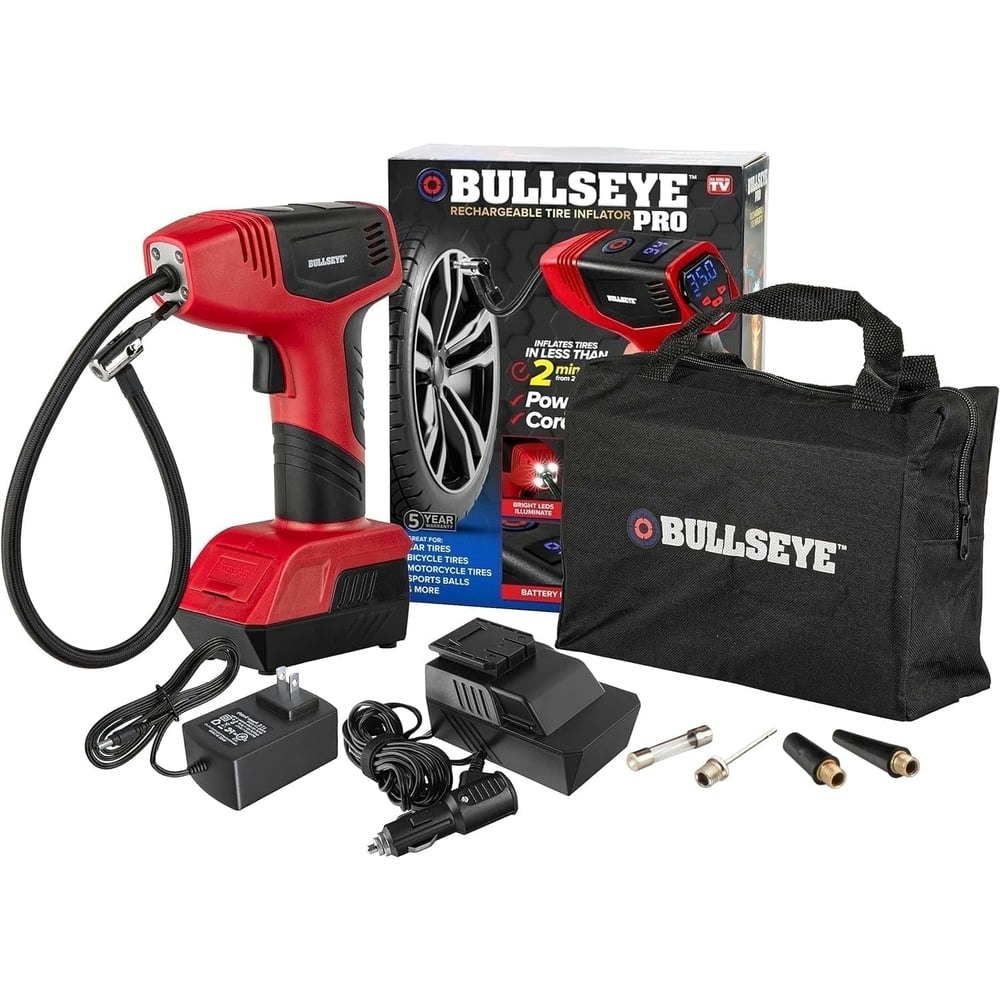 Bullseye Pro Max 150-PSI Portable Air Compressor: $75.99 Bullseye Pro Max 150-PSI Portable Air Compressor: $75.99
