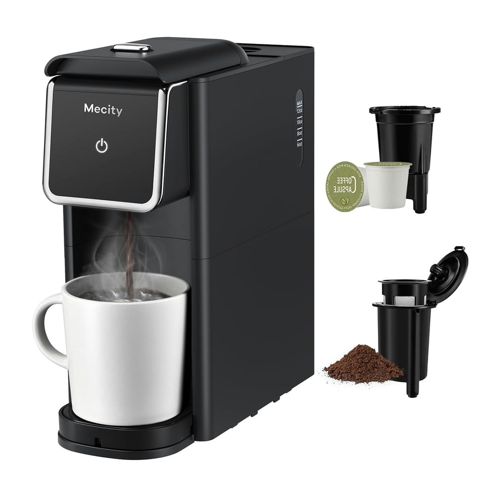 Mecity Compact Single-Serve Coffee and Tea Maker: $34.99 Mecity Compact Single-Serve Coffee and Tea Maker: $34.99
