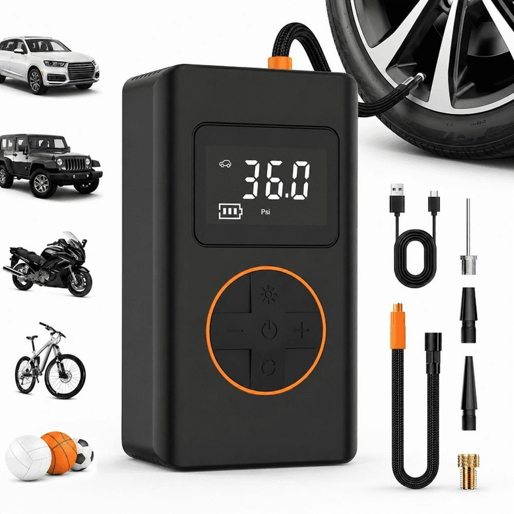 150-PSI Cordless Portable Tire Inflator: $20.49