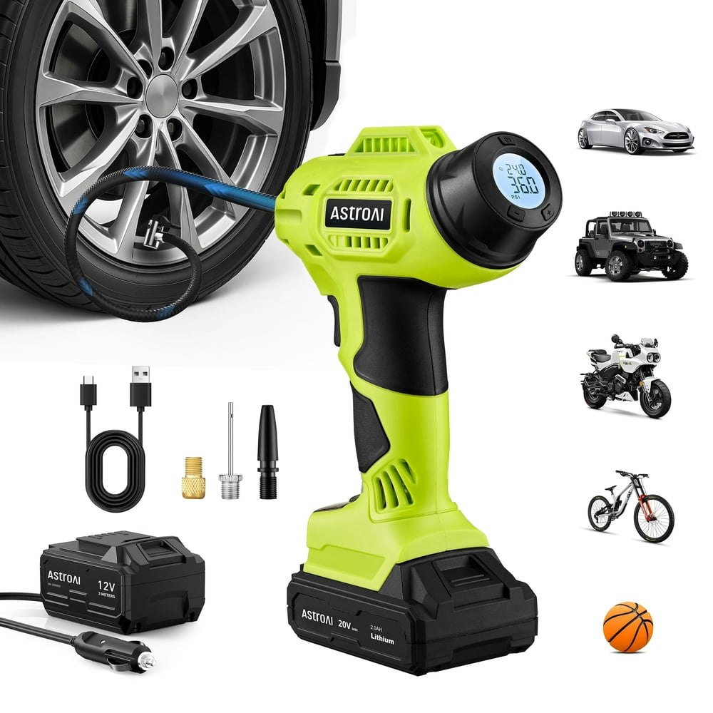 AstroAI 160-PSI Cordless Tire Inflator: $44.99 AstroAI 160-PSI Cordless Tire Inflator: $44.99