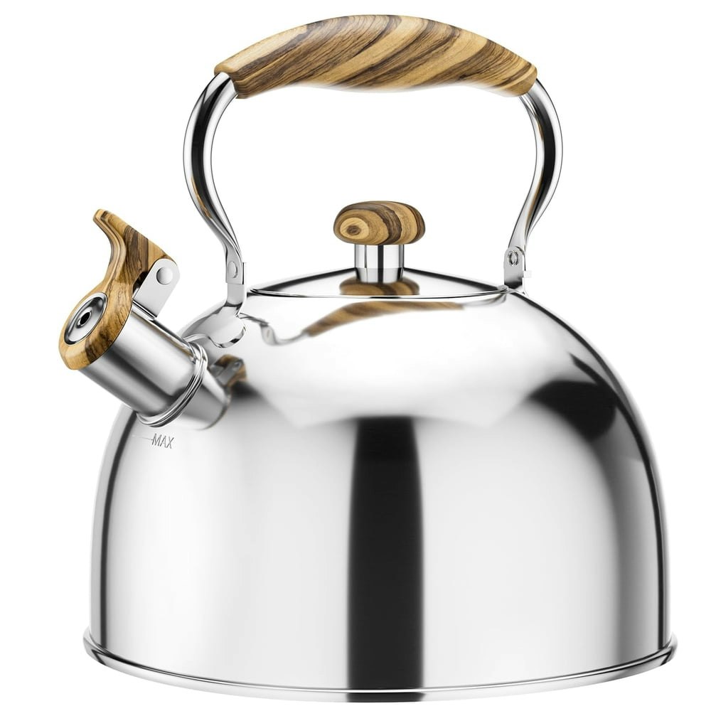 MaxGear 2.5-Liter Stovetop Whistling Tea Kettle: $18.53