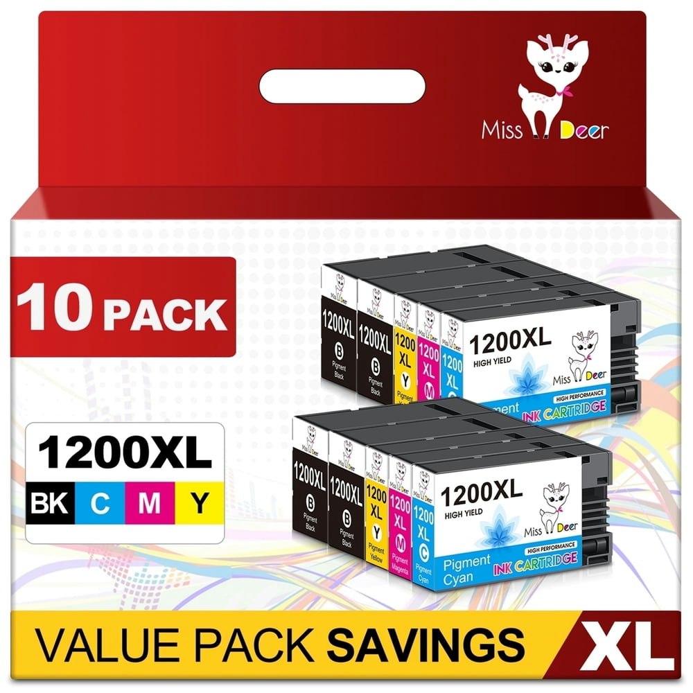 PGI 1200XL Ink Cartridge 10-Pack: $26.68 PGI 1200XL Ink Cartridge 10-Pack: $26.68