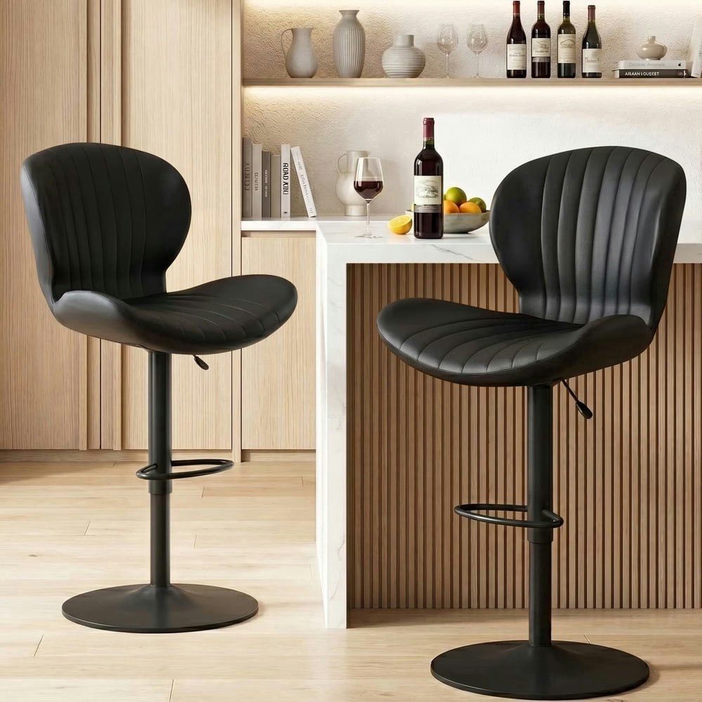 Waleaf Adjustable Swivel Bar Stools 2-Pack: $66.48