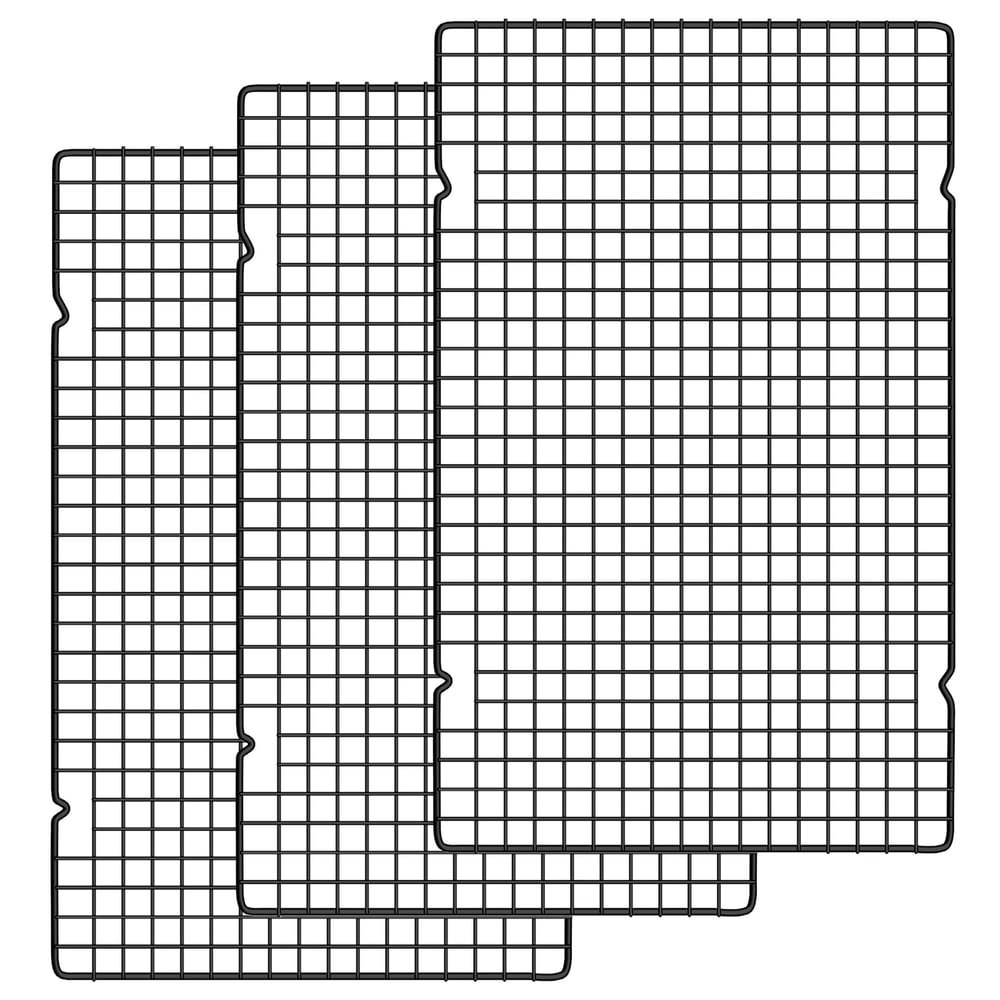 Mirdinner 15.8" x 9.8" Stainless Steel Cooling Rack 3-Pack: $14.99
