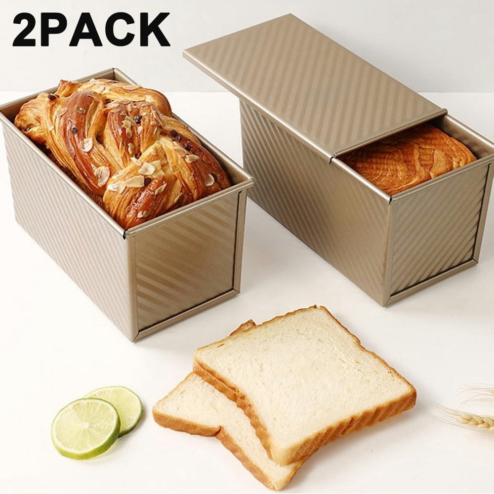 Limicar 8x4-Inch Pullman Loaf Pan with Lid 2-Pack: $18.62