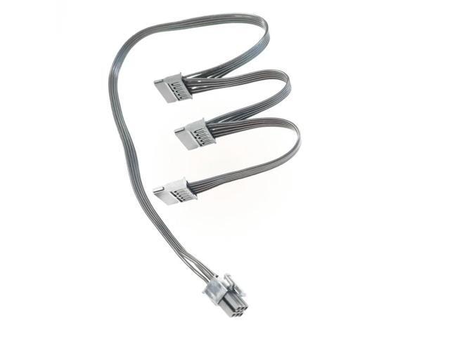 Thermaltake TR2 RX500 6-Pin to 3-Port SATA Power Cable: $12.99 Thermaltake TR2 RX500 6-Pin to 3-Port SATA Power Cable: $12.99