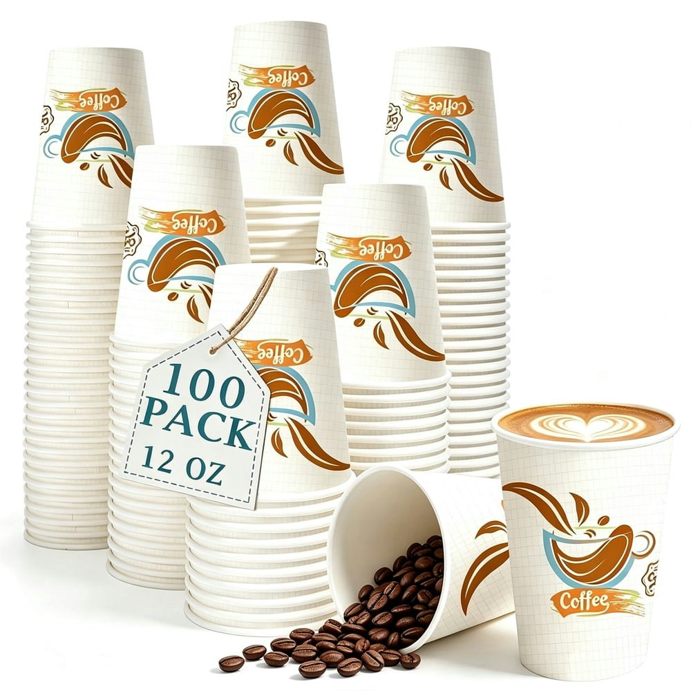Lamosi 12-oz Disposable Paper Hot Cups 100-Pack: $14.72 Lamosi 12-oz Disposable Paper Hot Cups 100-Pack: $14.72