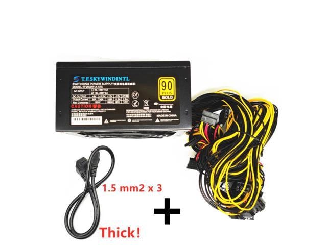 2,000W ATX PC Power Supply: $214.06