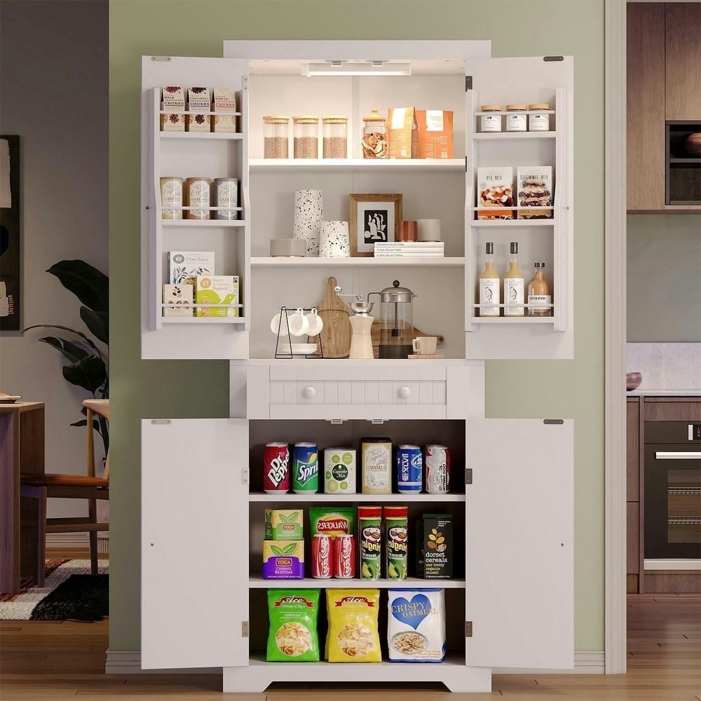 Bestier 72-Inch Kitchen Pantry Storage Cabinet: $205.99