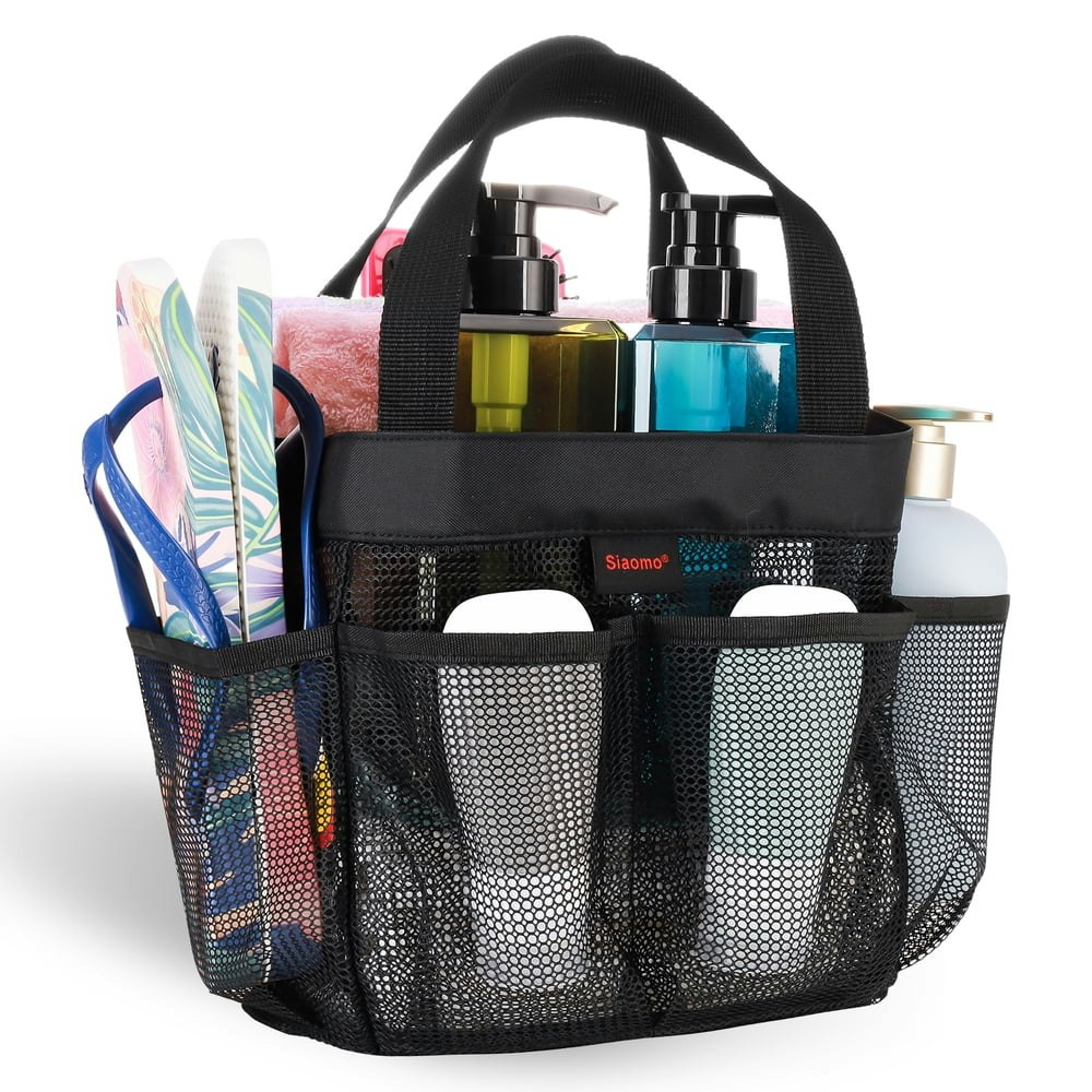 Siaomo 8-Pocket Mesh Shower Caddy Tote Bag: $6.99 Siaomo 8-Pocket Mesh Shower Caddy Tote Bag: $6.99