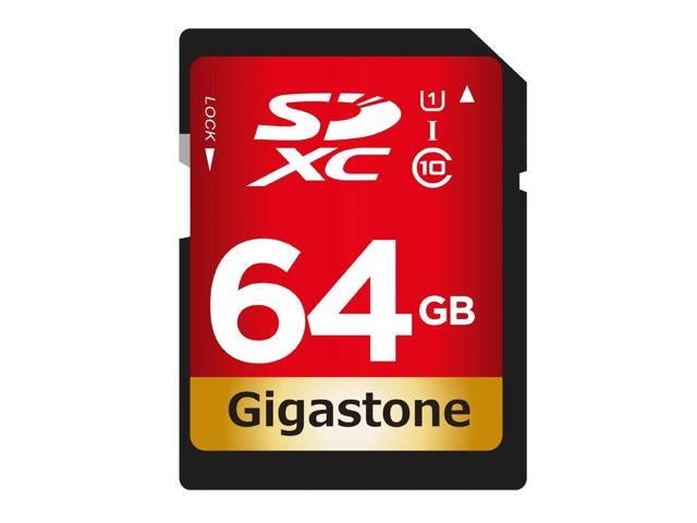 Gigastone 64GB UHS-I Class 10 SDXC Memory Card: $53.99 Gigastone 64GB UHS-I Class 10 SDXC Memory Card: $53.99