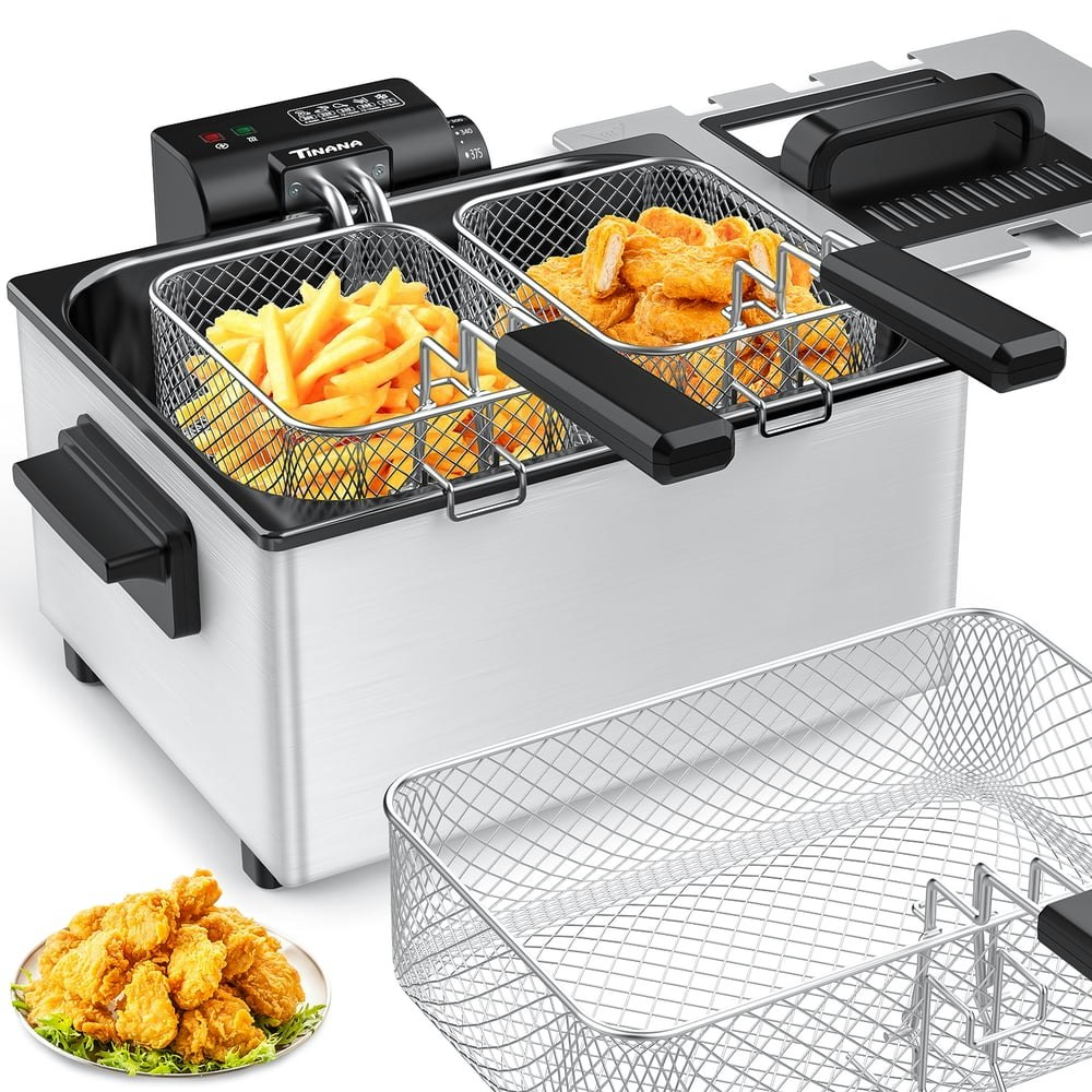 Tinana 5.3-Quart Electric Deep Fryer: $59.39