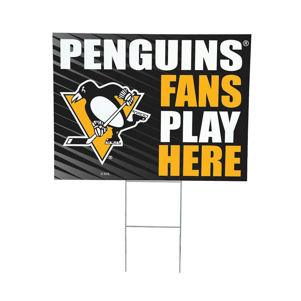 Pittsburgh Penguins 18" x 24" Outdoor Yard Sign: $31.99