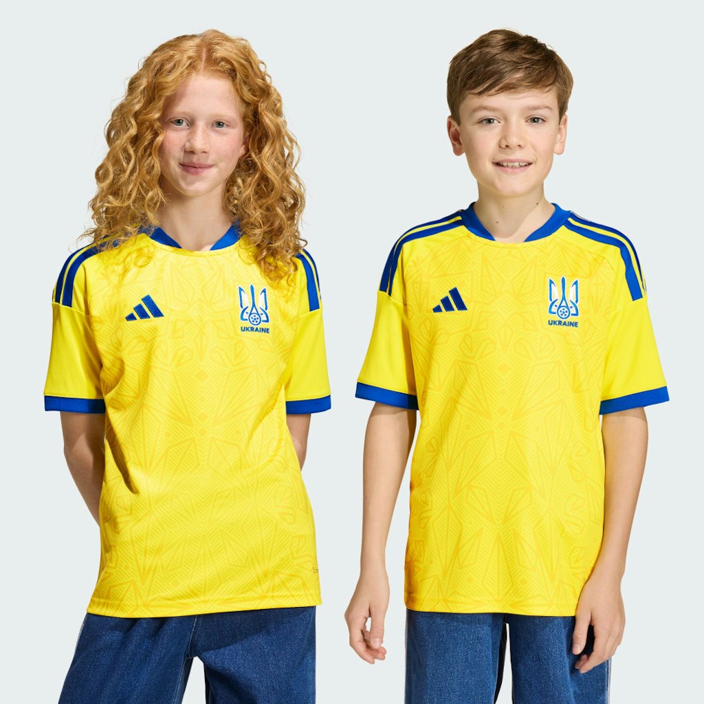 Ukraine 2026 Home Kids Jersey: $40