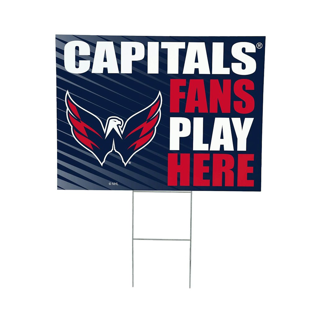 Washington Capitals 18" x 24" Outdoor Yard Sign: $31.99 Washington Capitals 18" x 24" Outdoor Yard Sign: $31.99