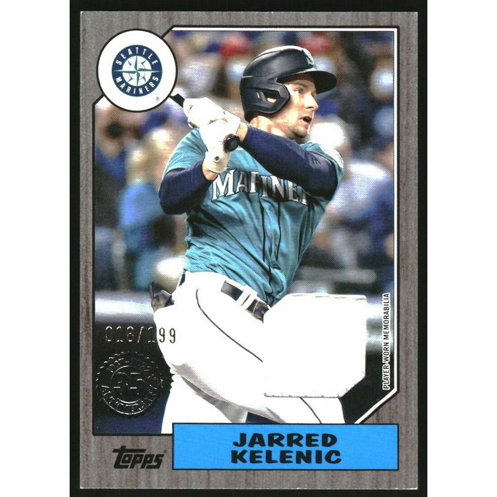 2022 Topps 1987 Relics Black Jarred Kelenic #87BRJK: $10.80