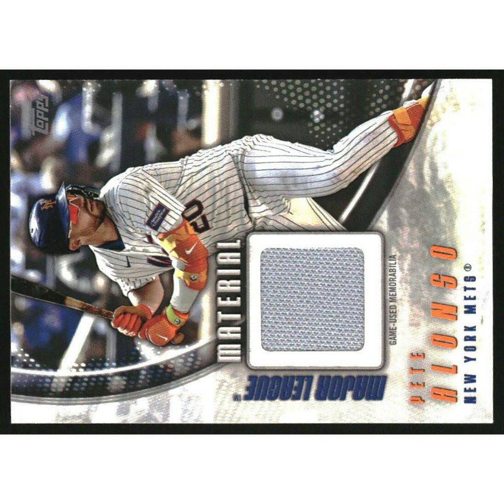 2025 Topps Major League Materials Pete Alonso Card: $10.80 2025 Topps Major League Materials Pete Alonso Card: $10.80