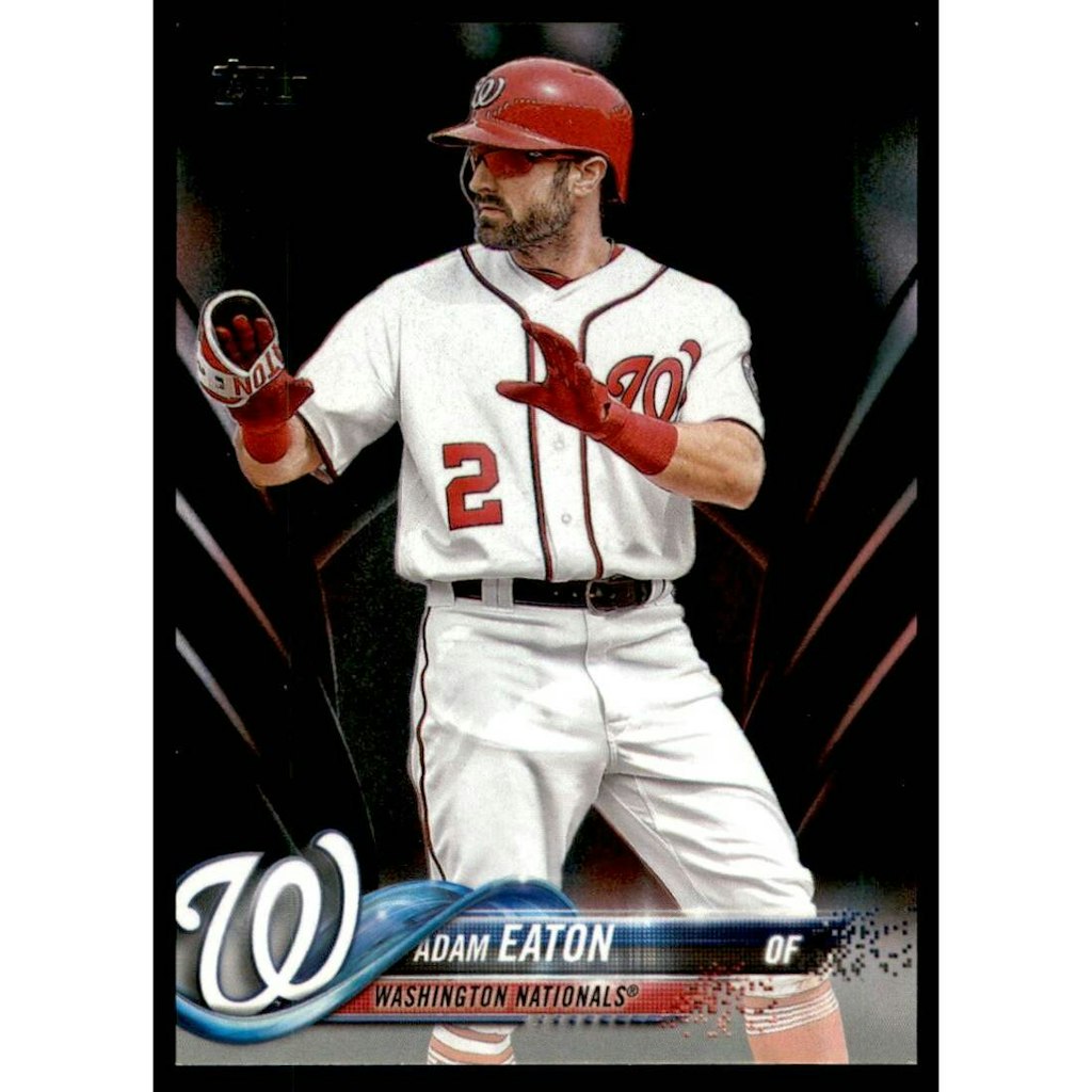 2018 Topps Black Adam Eaton Baseball Card: $13.50 2018 Topps Black Adam Eaton Baseball Card: $13.50
