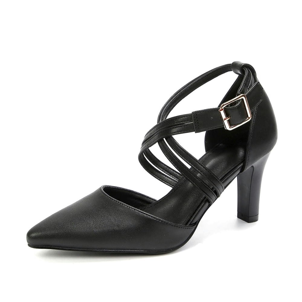 LuckLilac Women's Adjustable Strap Mid-Heel Pumps: $22.49 LuckLilac Women's Adjustable Strap Mid-Heel Pumps: $22.49